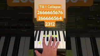 How To Play Till I Collapse - Eminem | Easy Piano Tutorial 