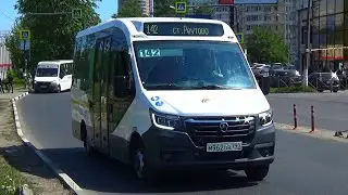 Микроавтобус ГАЗ-А68R52 "Газель-Sity" с маршрутом №142 "Агрогородок - Станция Реутов"