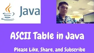 ASCII Table in Java