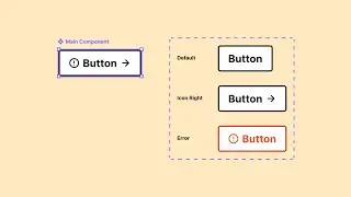 Figma / How to create a base component for variant sets