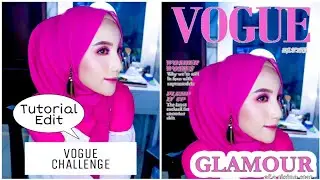 VOGUE CHALLENGE?VIRAL!!!/TUTORIAL EDIT FOTO MAGAZIN TERBARU/ALA AFNISA