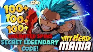 *CODE* ALL NEW SECRET LEGENDARY CODES [INFINITE SPINS] (NEW CODES) | My Hero Mania