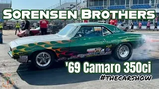 Joe & Hal Sorensen 1969 Camaro NHRA Stock Eliminator Drag Racing Record Holder 2024 Texas Motorplex