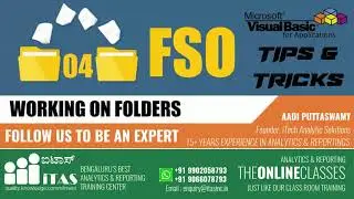 VBA TIPS AND TRICKS - ENGLISH | 04 FSO - WORKING ON FOLDERS