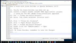 Create JavaFX FXML project and use Scene Builder on Apache NetBeans14/15