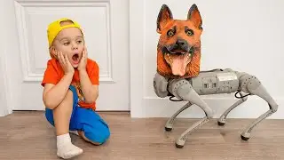 Chris ingin mempunyai hewan peliharaan dan bermain dengan anjing robo
