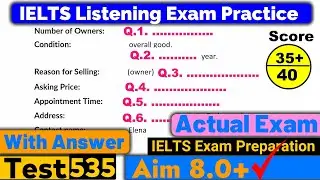 IELTS Listening Practice Test 2024 with Answers [Real Exam - 535 ]