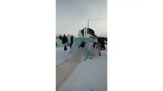 Ледяные горки. 