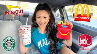 Letting The Person In FRONT Of Me Decide What I EAT For 24 HOURS!!