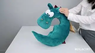 74350 Подушка декоративная Дракон (распаковка)