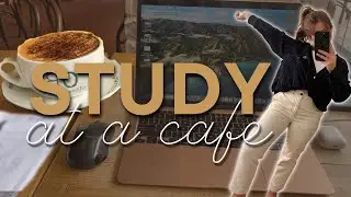 Study with me CAFE | real time, no music, typing | CAFE ASMR, coffee shop ambience, flow state