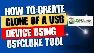 How to Create a Clone of Your USB Flash Drive using osfclone.