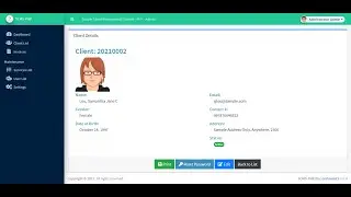 Simple Client Management System in PHP DEMO