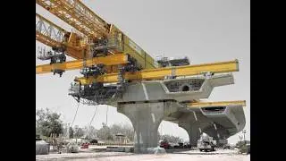 The World's Most Modern Construction Methods -  Incredible Heavy Machinery In Bridge Construction