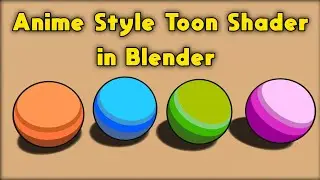 Basic Anime-Style Toon Shaders in Blender 3D | Beginner Tutorial