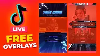FREE Tiktok Live Overlays! Tiktok Live Studio Overlay Templat