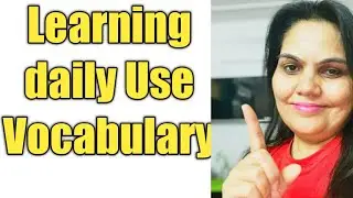 How to improve your Vocabulary?/Daily use English speaking words/ Learning 5 New Words