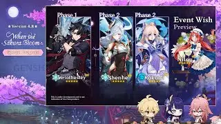 VERSION 4.8 BANNERS, CHRONICLED WISH, NEW AREA, SKINS AND MORE! - Genshin Impact