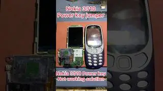 Nokia 3310 power key problem || Nokia 3310 power key jumper || Nokia 3310 power solution 