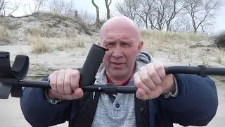 Repairing a metal detector rod in the field