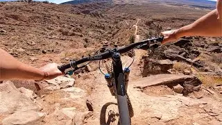 RIDING CRAZY STEEP MTB LINES IN THE RAMPAGE DESERT!!
