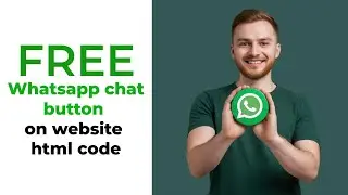 Whatsapp chat button on website html code