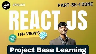 React JS for beginner to Advance Full Tutorial Course + 3 Project's | Part-3-K1    @CodeWheelr ​