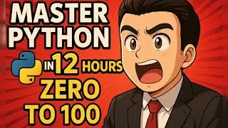 Master Python in 12 hours: Zero to 100