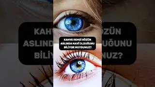Kahverengi göz rengine sahip olanların aslında mavi gözlü olduğunu biliyor muydunuz? 