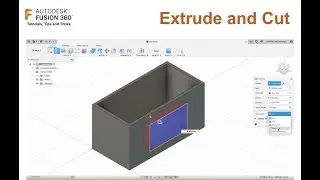 Fusion 360 - Cutting a hole