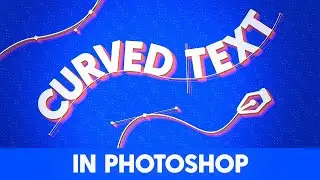 Wrap TEXT Into CIRCLES & CURVED SHAPES 🤯 (in Photoshop!)