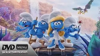 Smurfs The Lost Village (2017) DvD Menu Walkthrough