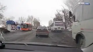 Дороги города Оренбург. Весна 2016