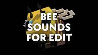 Minecraft All Bee Sound Effects for Editing 🔊