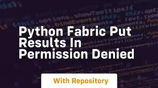 python fabric put results in permission denied