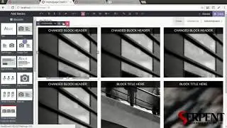 Odoo Website Three Animated Block Snippet - SerpentCS
