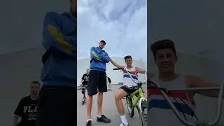 Перепрыгнул через здоровяка!🚲🤟🏼 