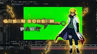 GREEN SCREEN PACK | (3D Kunai, 3D Bullet, 3D Shuriken, 3D Bullet) GREEN SCREEN FOR EDITS/AMVS!