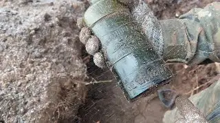 Коп по местам Первой мировой Войны. Выезд одного камрада. День стекла. Search by WW1.