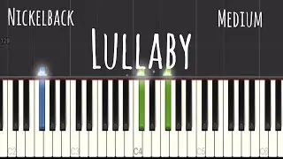 Nickelback - Lullaby Piano Tutorial | Medium