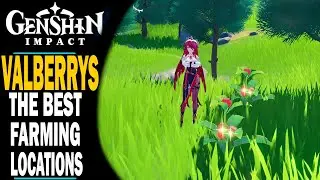 GENSHIN IMPACT - THE BEST LOCATIONS TO FIND VALBERRY - 10 LOCATIONS - AN EASY WAY TO FARM