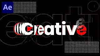 Creative Text Animation In Adobe After Effects - After Effects Tutorial.