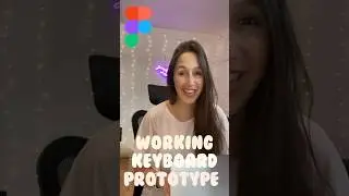Create a working keyboard prototype in Figma using variables #figmadesign #figmatutorial #figma