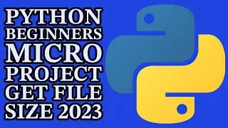 Python Beginners Micro Project - Get File Size 2023