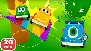 Машинки Мокас играют в воздушного змея! 🏎🪁 Мультики про машинки для малышей