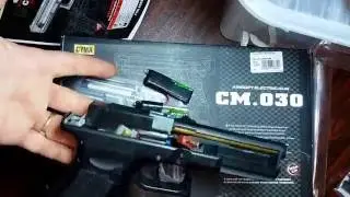 Улучшаем Глок 18С АЕП. Доработка ЦИМЫ Improvement GLOCK 18C AEP CYMA CM.030 LI-PO 7,4 V