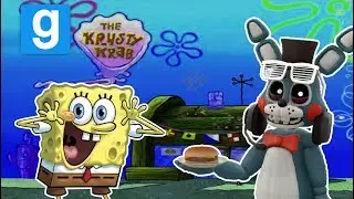 SPONGEBOB KRUSTY KRAB GMOD MAP! || Gmod Hide & Seek
