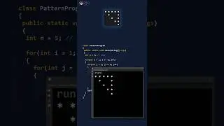 Triangle pattern program in Java  - Code pattern in less than 60 seconds 