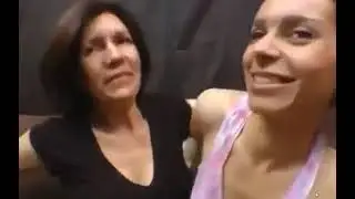 Mature lesbian kissing young girl