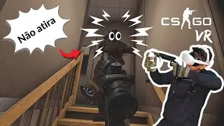 Gameplay marota do CSVR | PAVLOV | MODO GUN